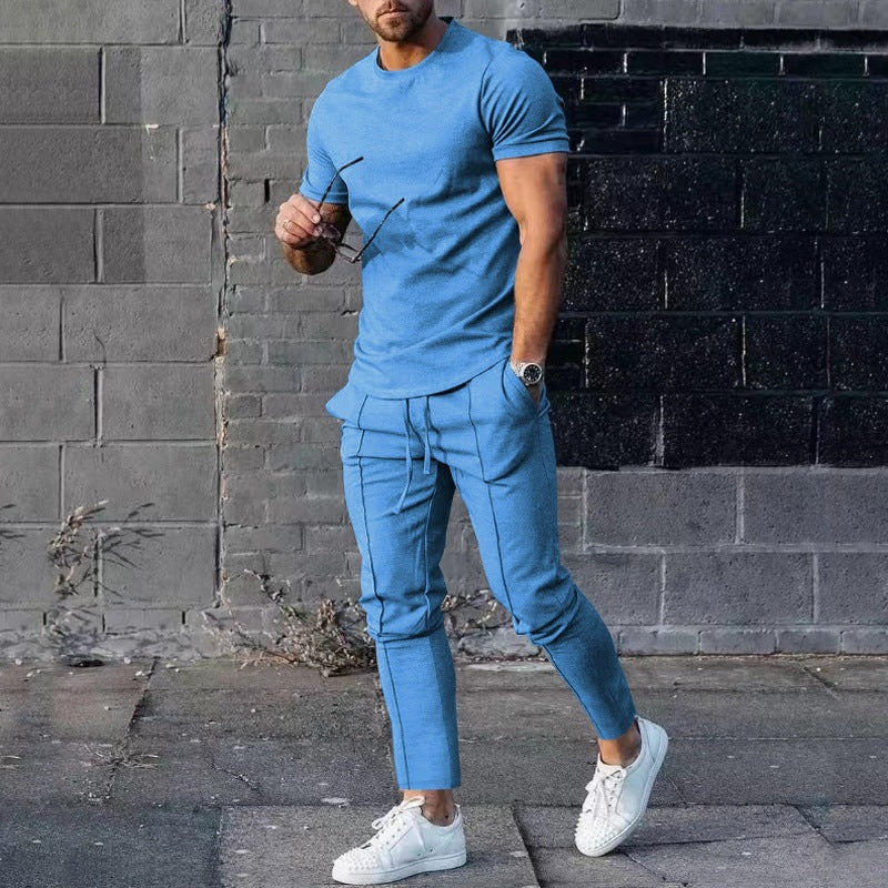 LoungeDuo™ | Set with Long Pants and T-Shirt