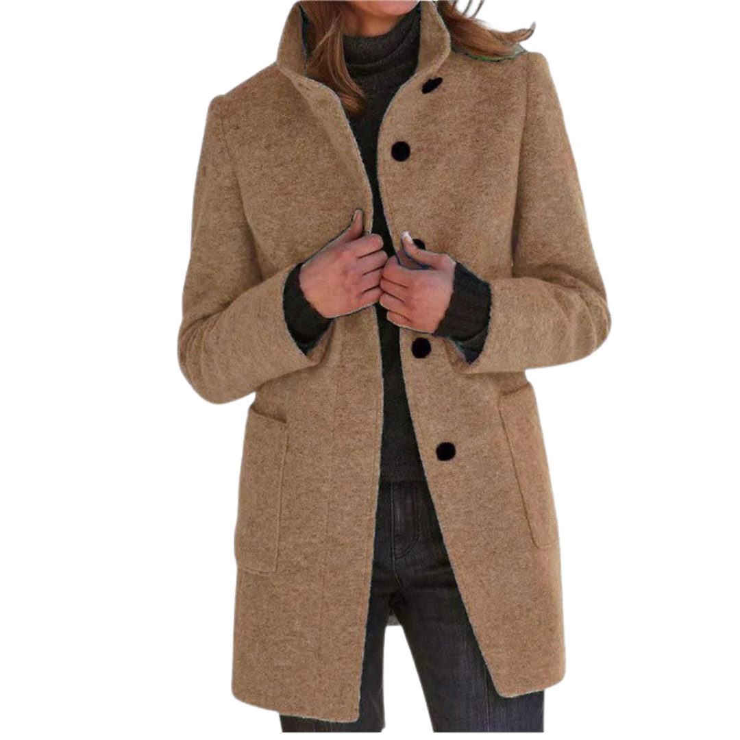 Stella-Marie | Women's Coat with High Collar