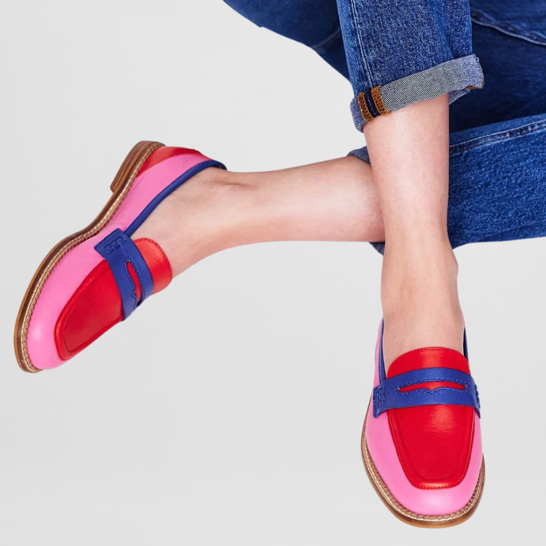 Élodie™ | Colorful Print Loafers