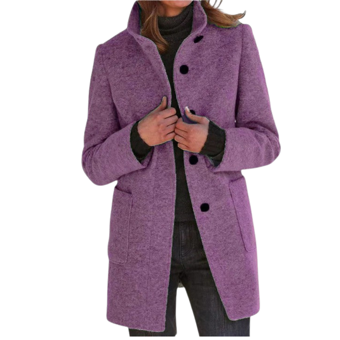 Stella-Marie | Women's Coat with High Collar