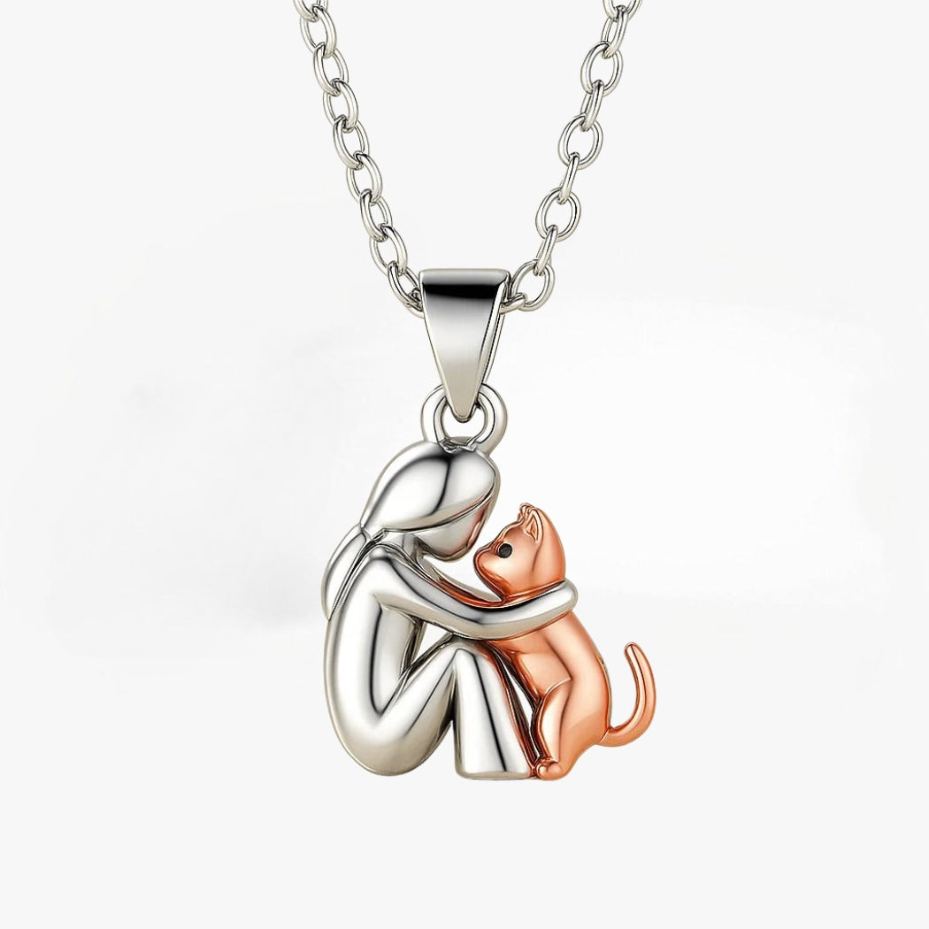 Elisa - Necklace with Cat-Shaped Pendant