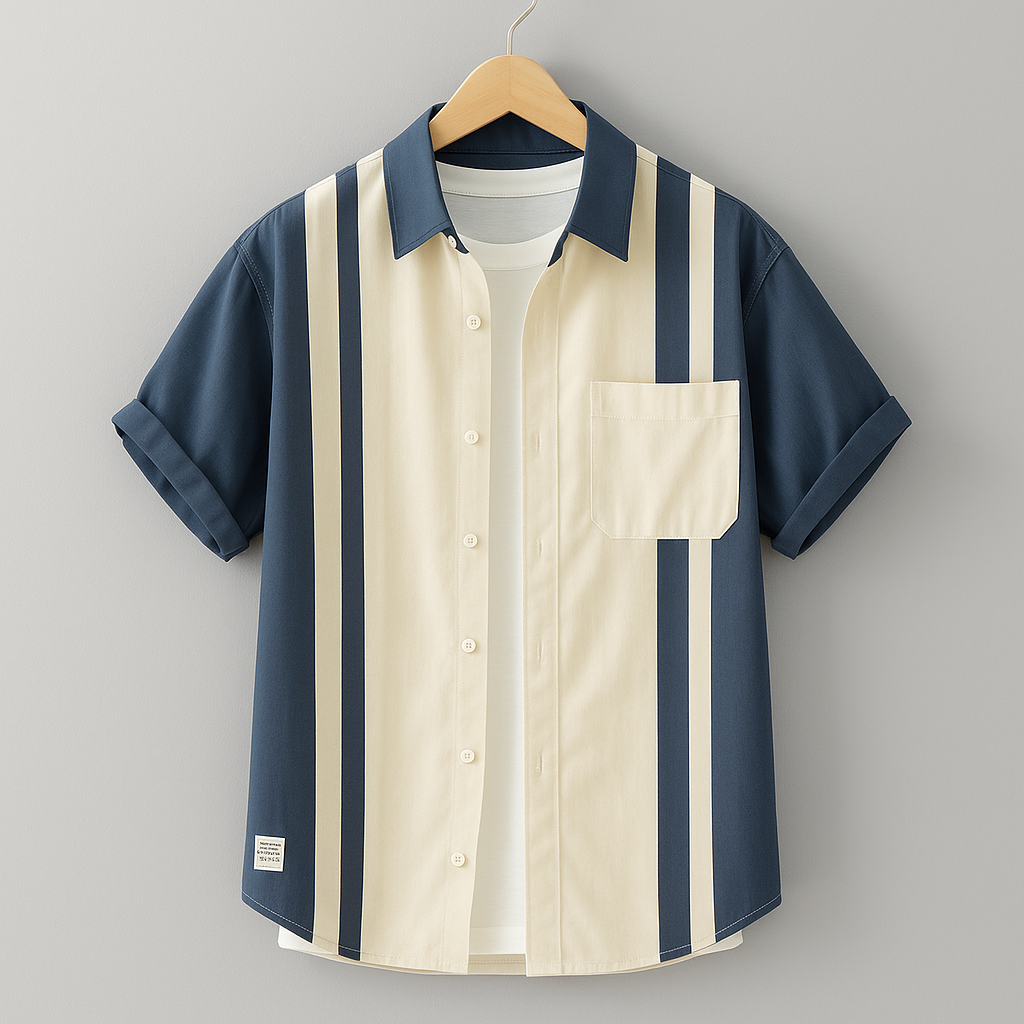 Lorenzo - Vertical Striped Shirt