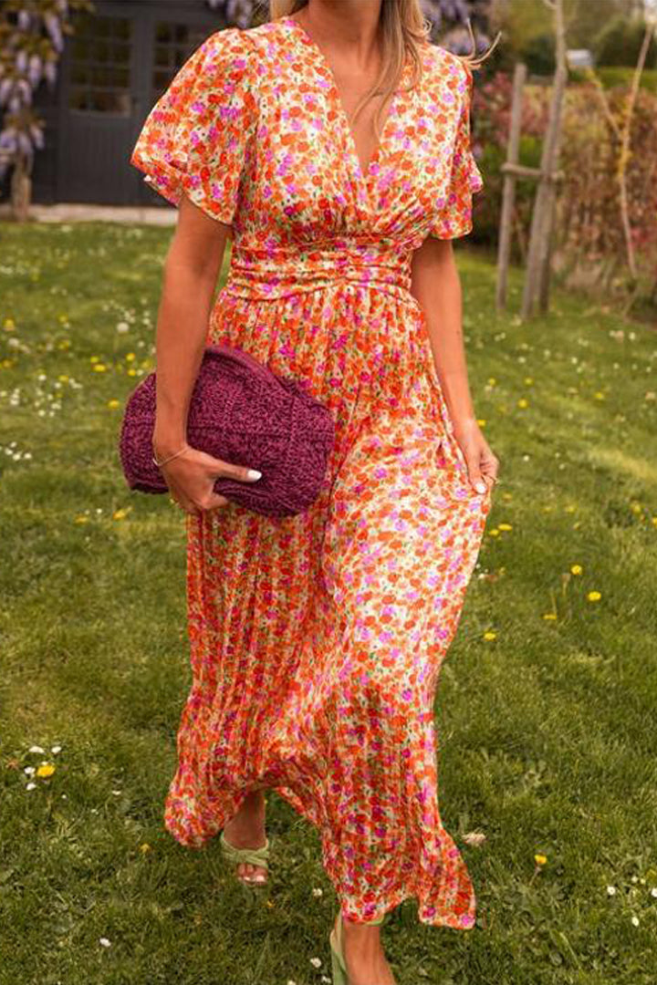 MARIELLA | Long Floral Dress with a Romantic and Airy Style