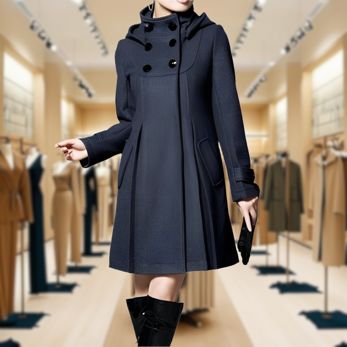 Suze – Hooded jacket with side pockets