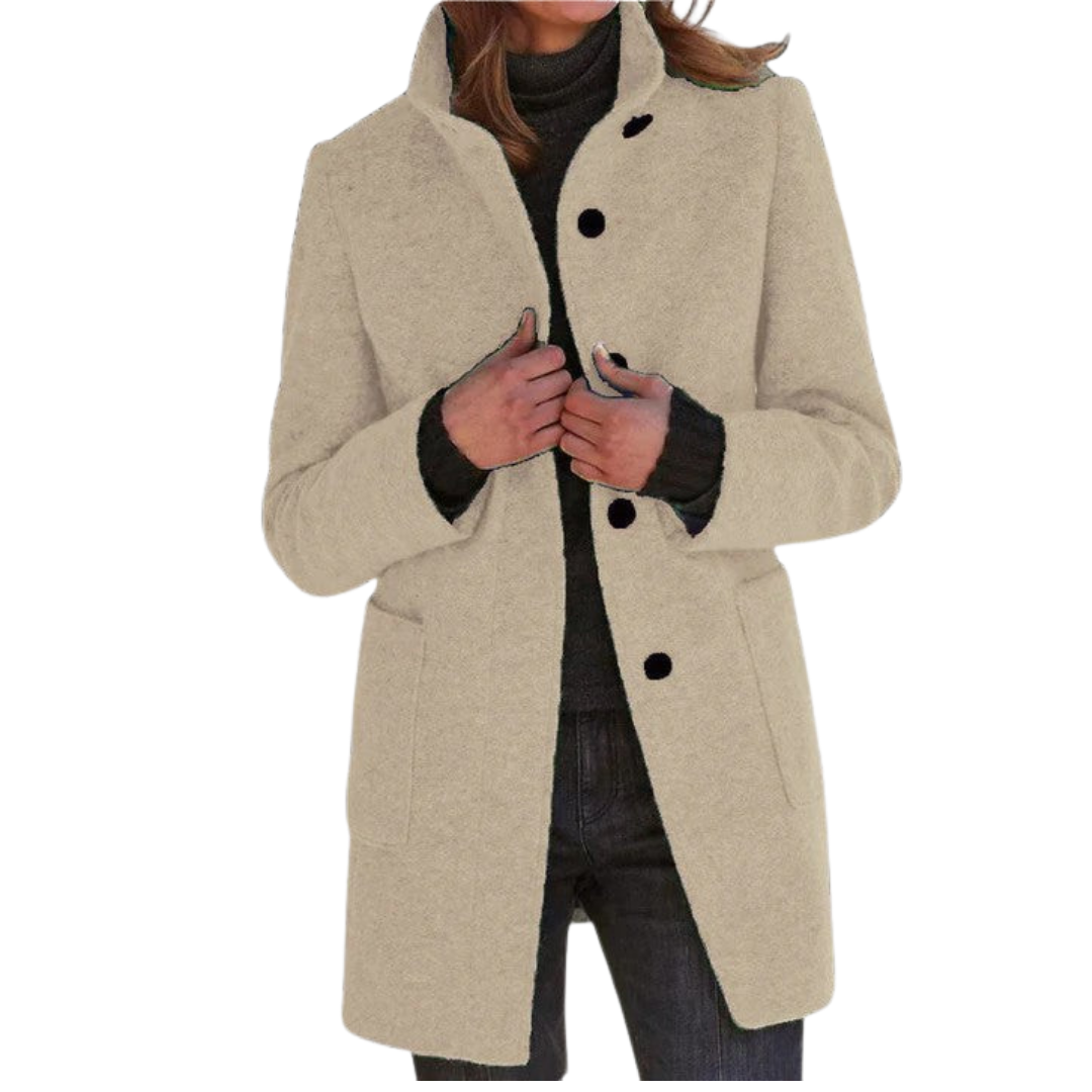 Stella-Marie | Women's Coat with High Collar
