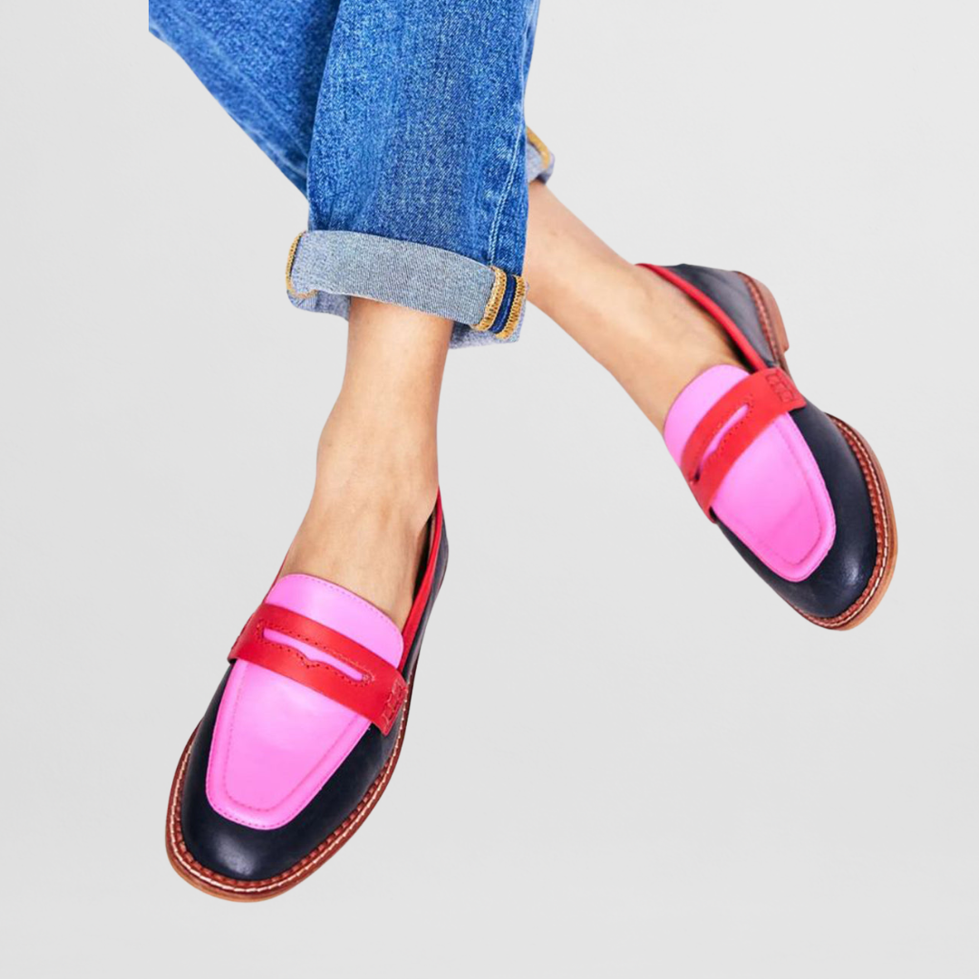 Élodie™ | Colorful Print Loafers