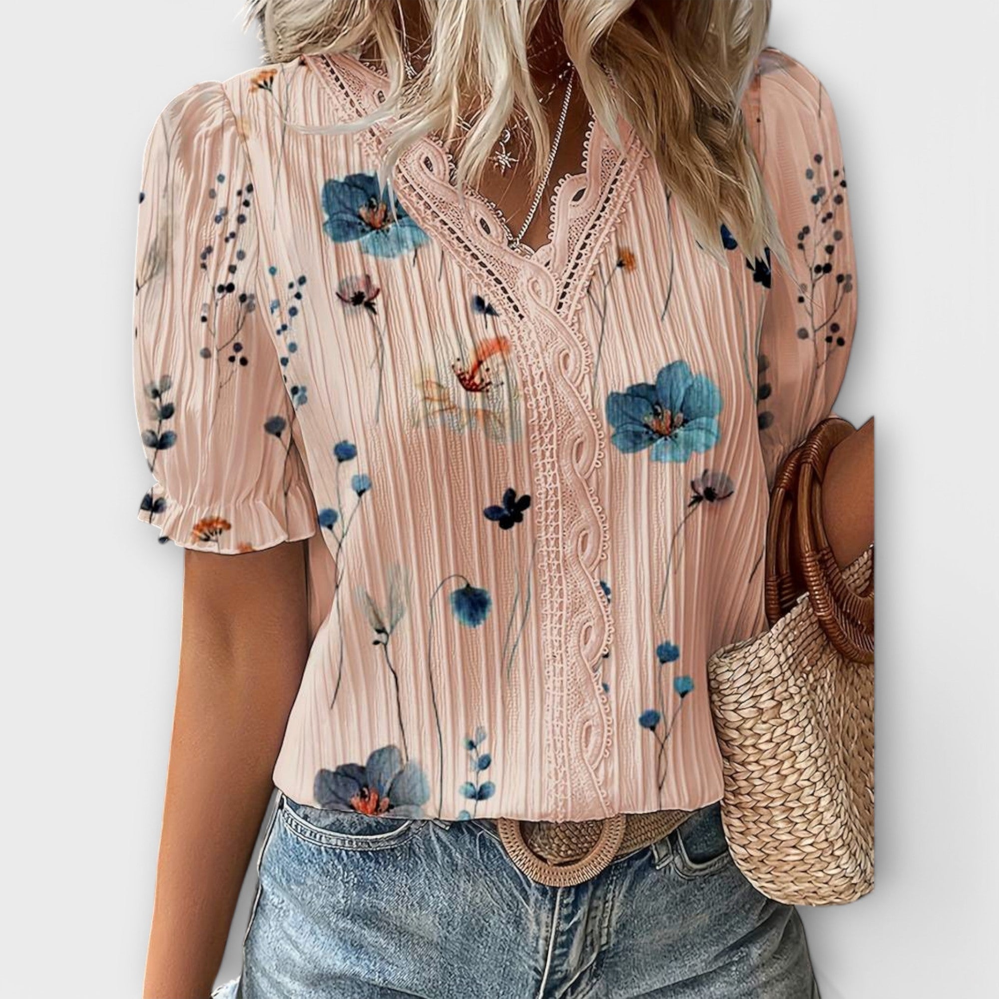 Emily – Stylish V-Neck Blouse