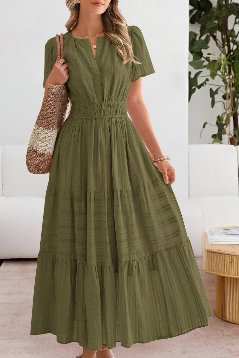 ROSALIA | Elegant and Fresh Boho Maxi Dress for Summer