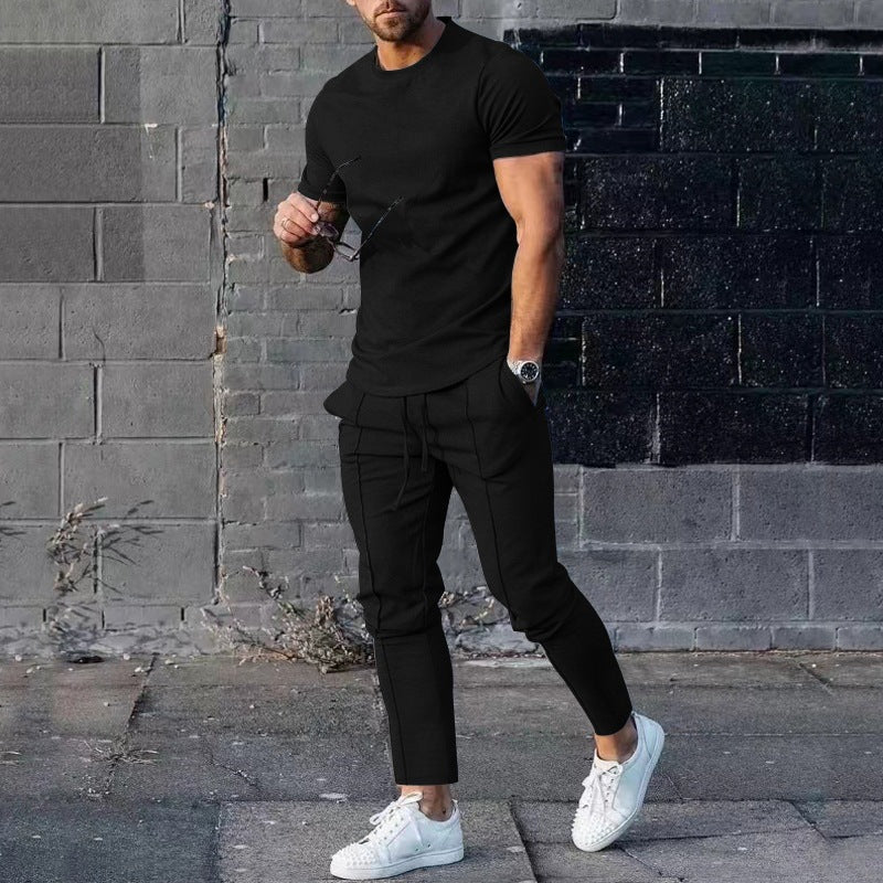 LoungeDuo™ | Set with Long Pants and T-Shirt