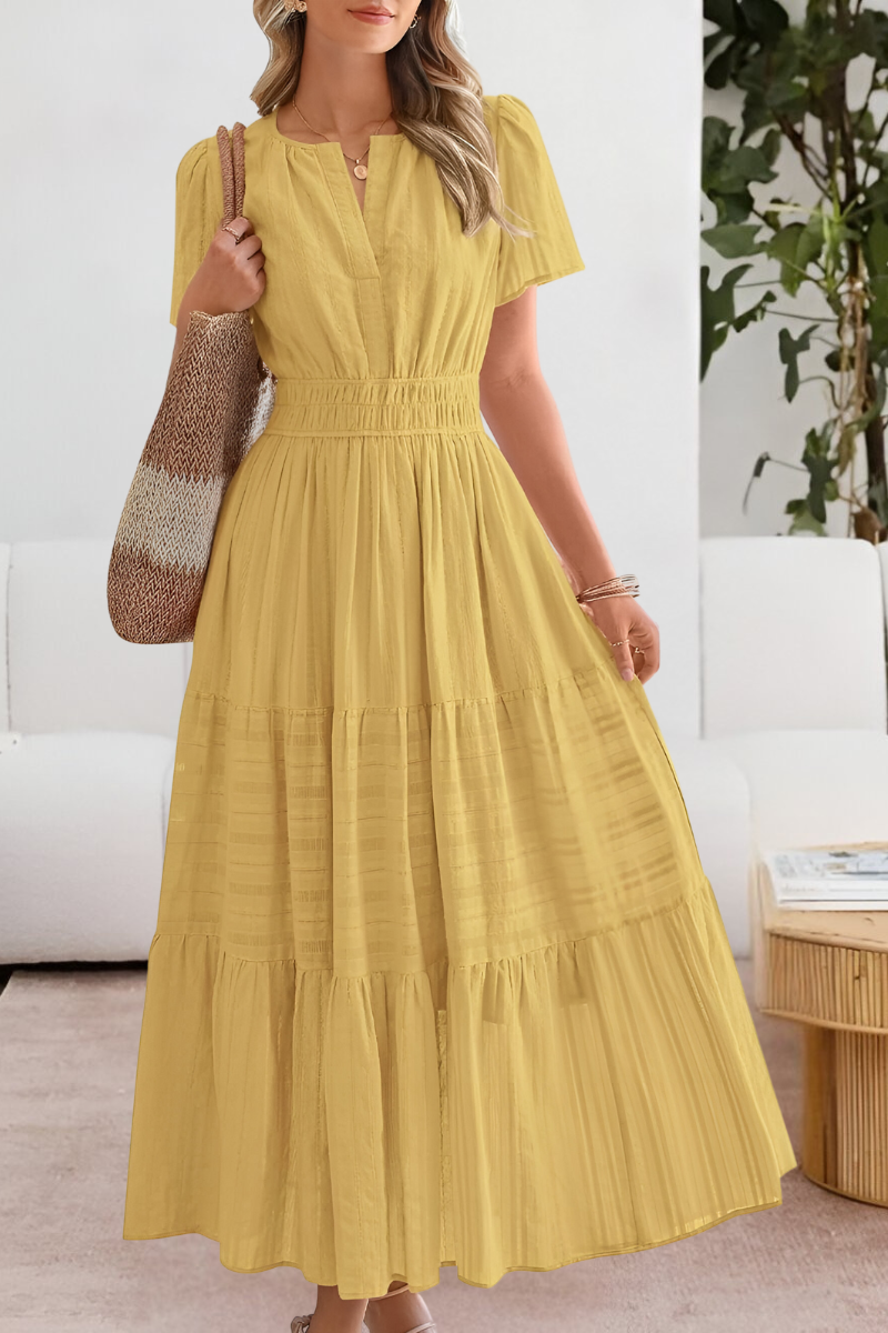 ROSALIA | Elegant and Fresh Boho Maxi Dress for Summer