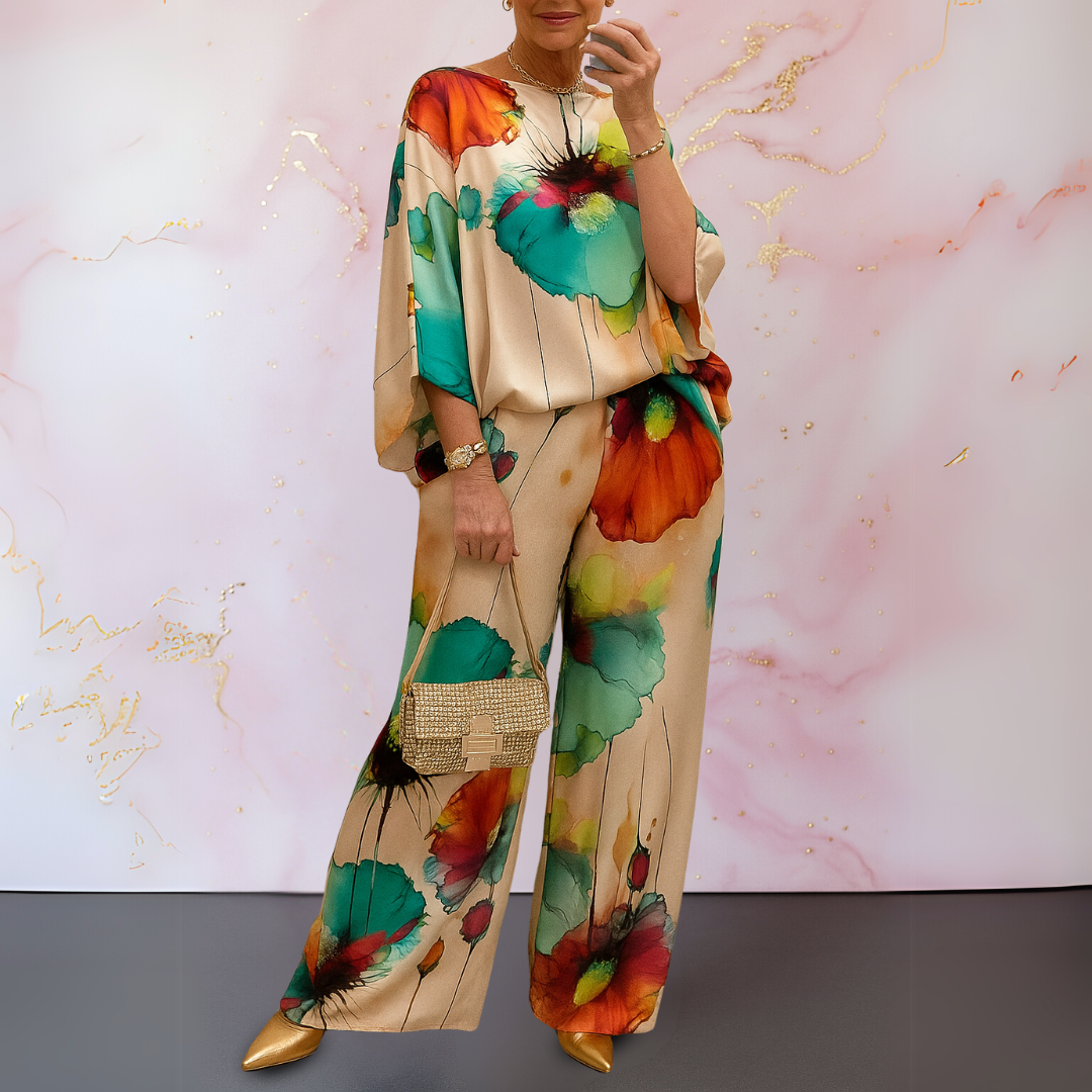 Moniek | Satin Two-Piece Women's Set