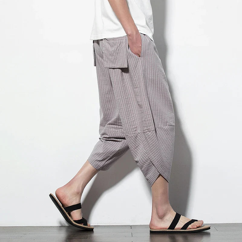Pineda - Summerweight Cotton-Linen Pants