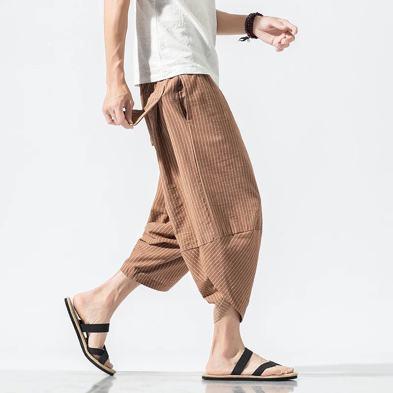 Pineda - Summerweight Cotton-Linen Pants