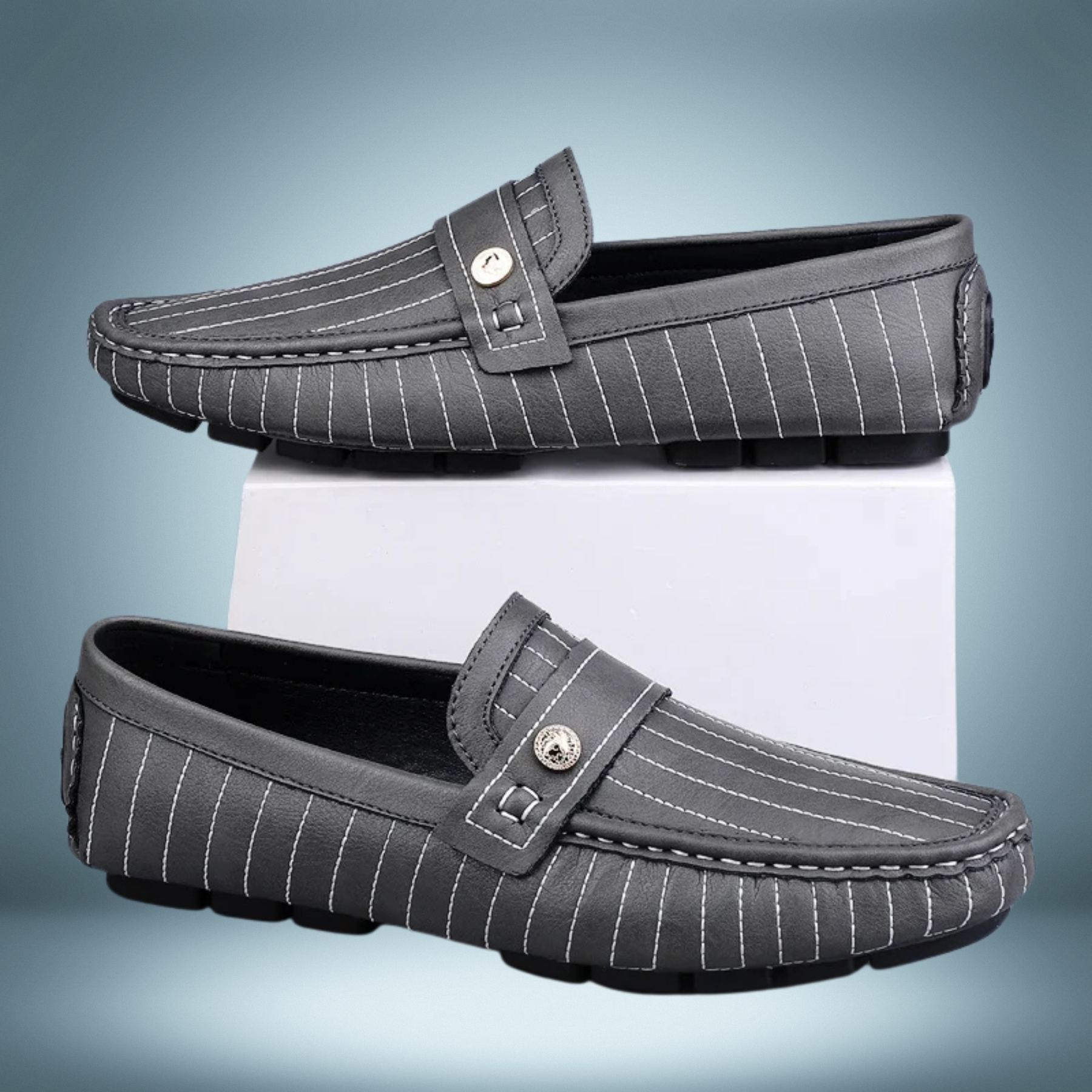 Milanese - Striped Drivers Loafer