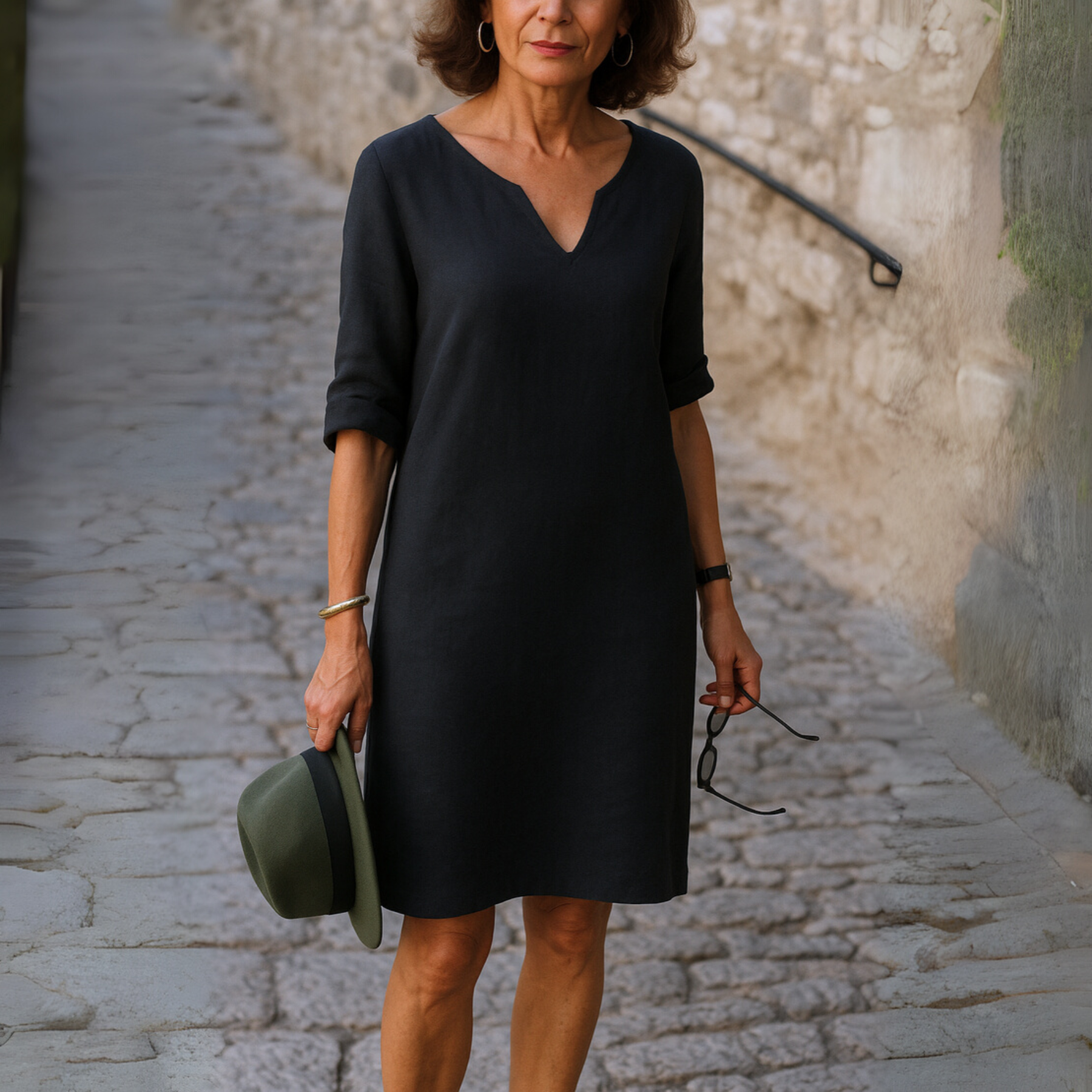 The Ria V-Neck Elegance Dress
