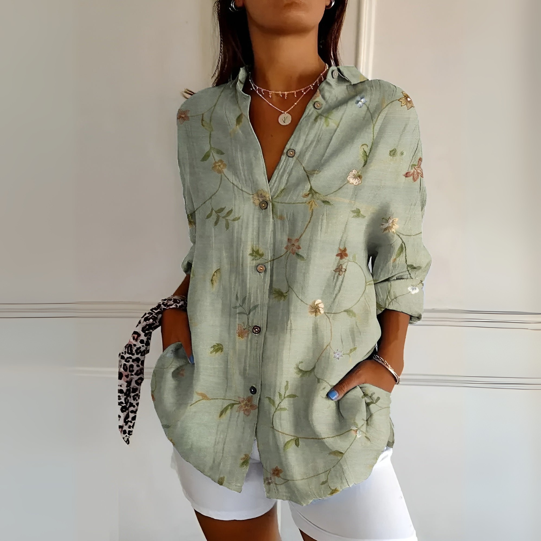 Maia | Floral Summer Blouse