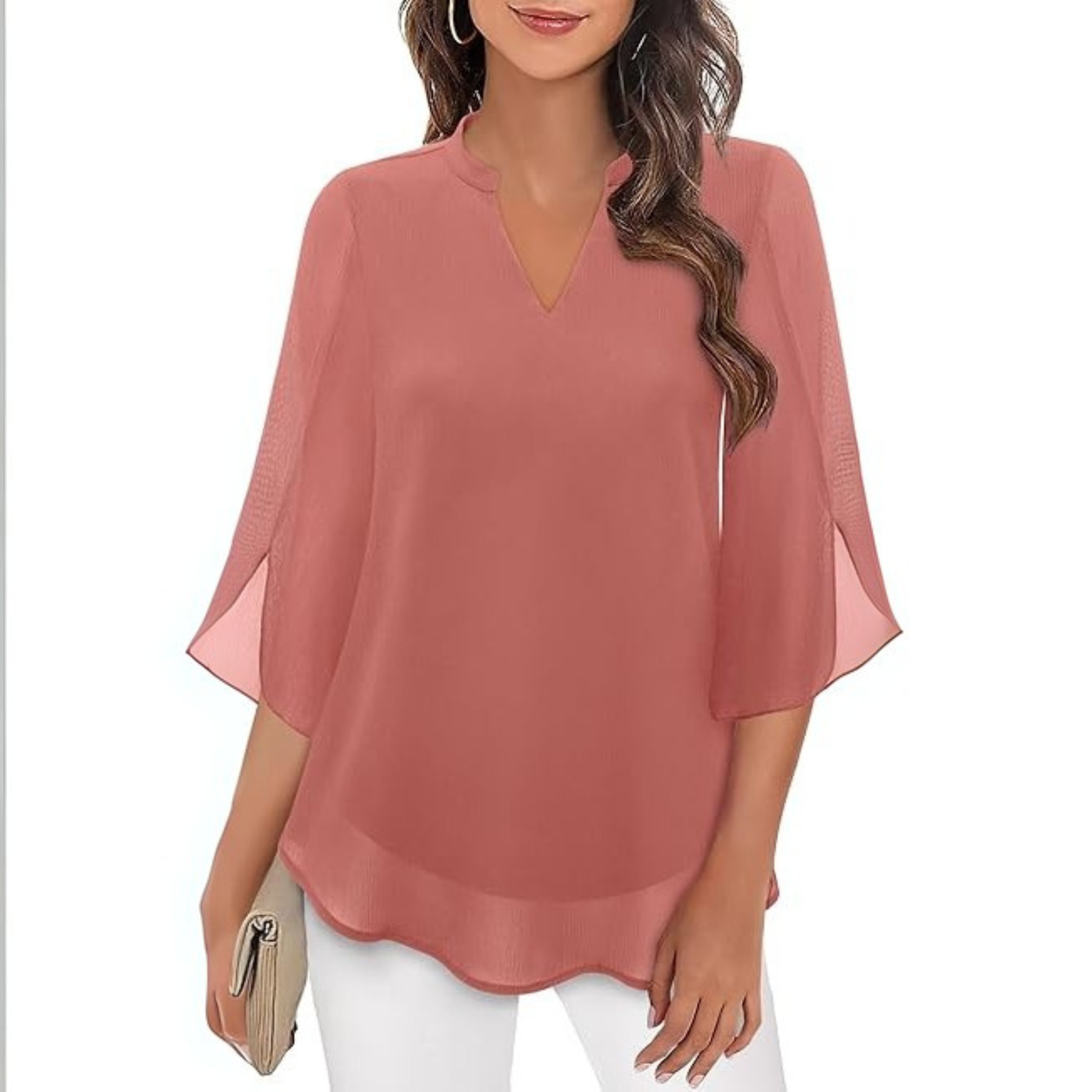 Petra – Chiffon A-line Blouse