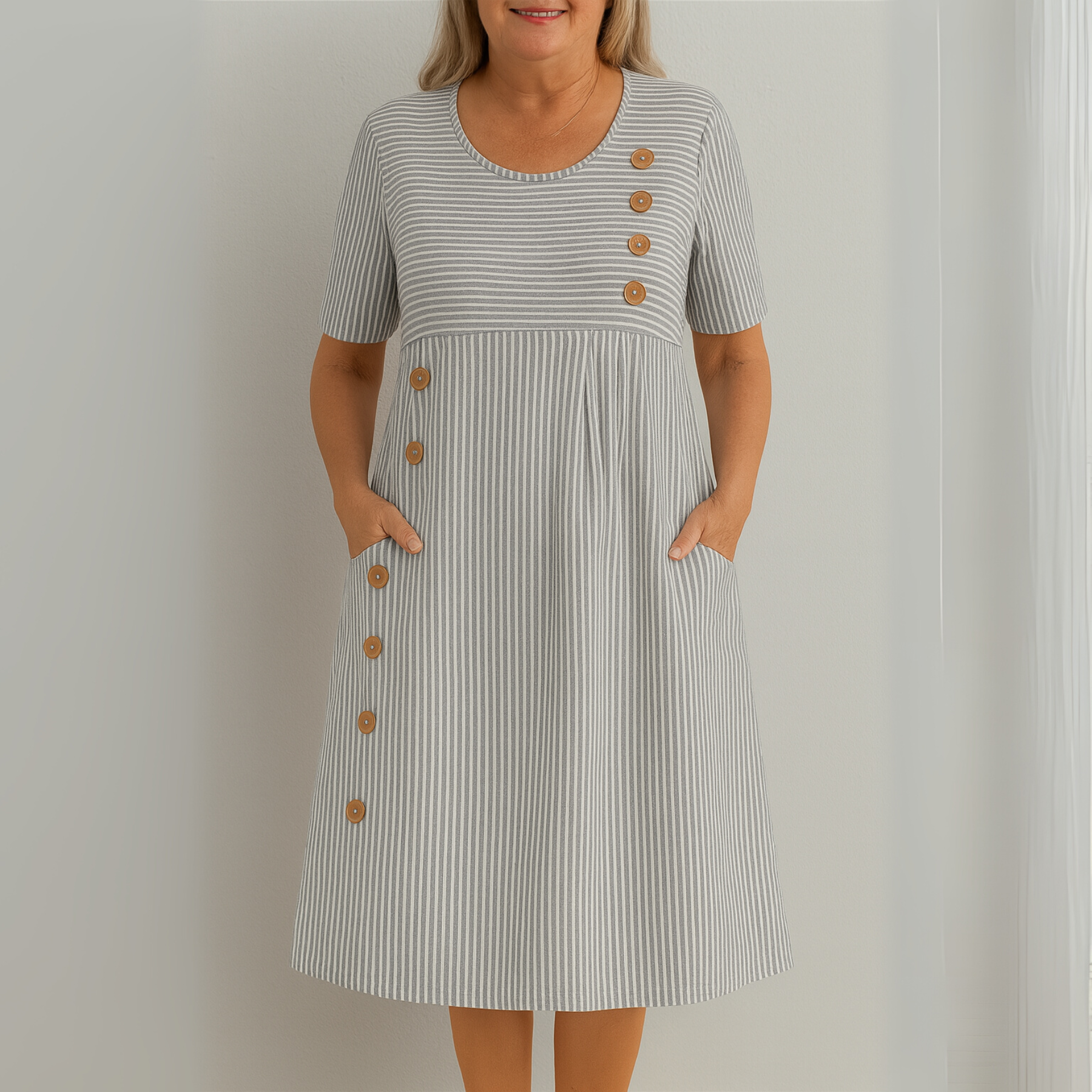 Klara Striped Dress™ | Flattering Summer Dress