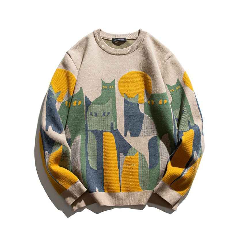 Zaya | Moonlit Cat Sweater