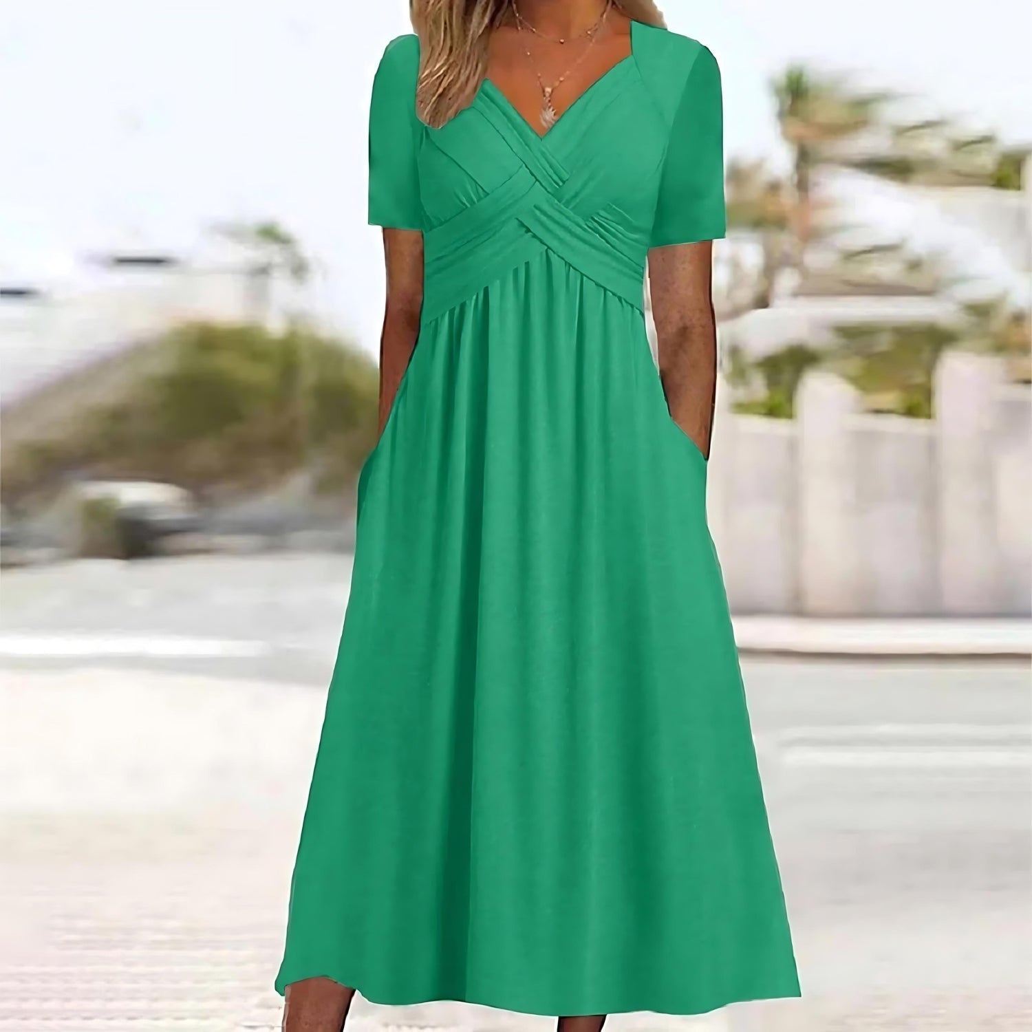 SOFIA | Sculpting Midi Dress with Flattering Design for Elegant Events