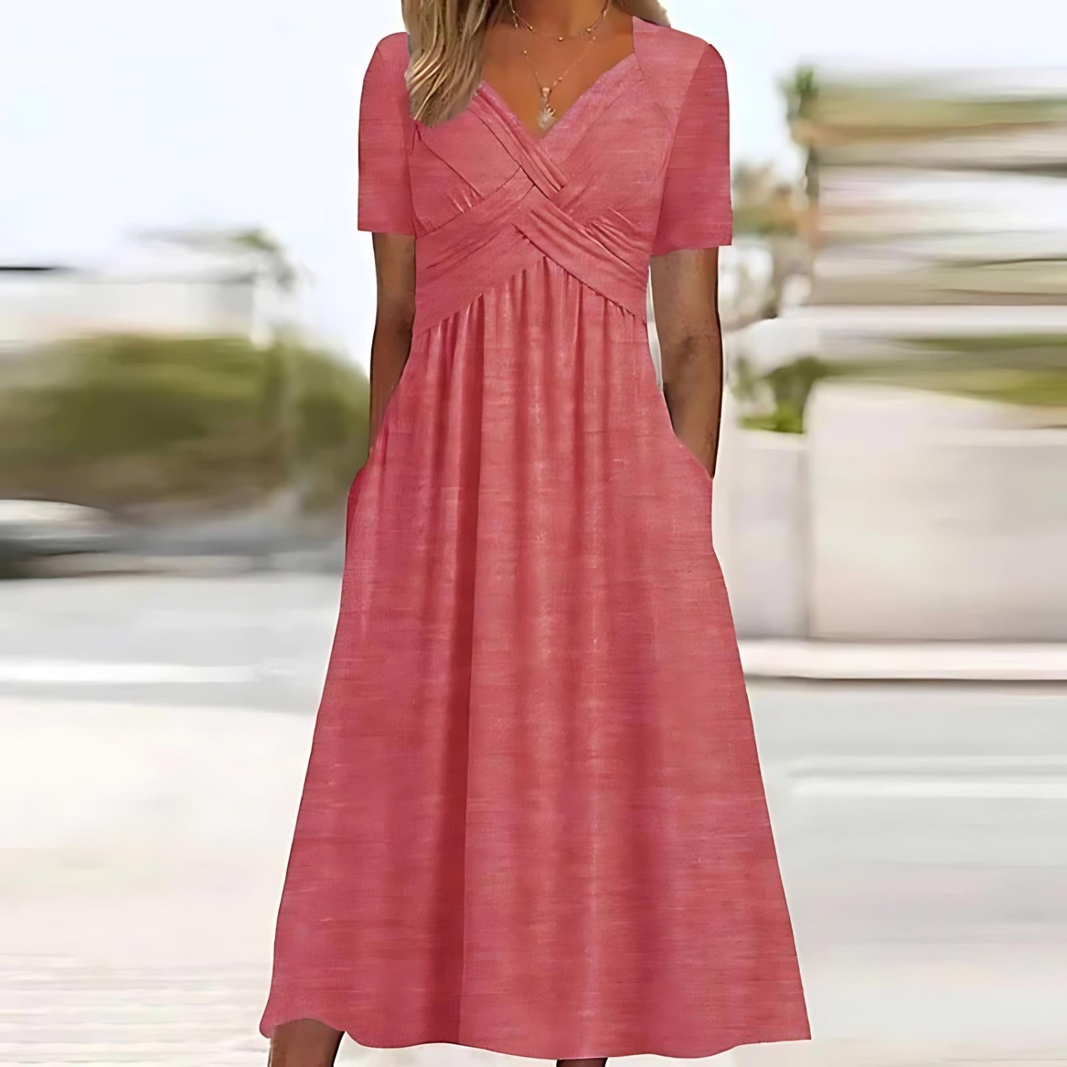SOFIA | Sculpting Midi Dress with Flattering Design for Elegant Events