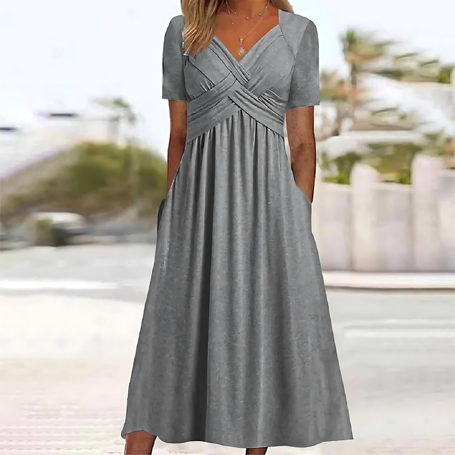 SOFIA | Sculpting Midi Dress with Flattering Design for Elegant Events