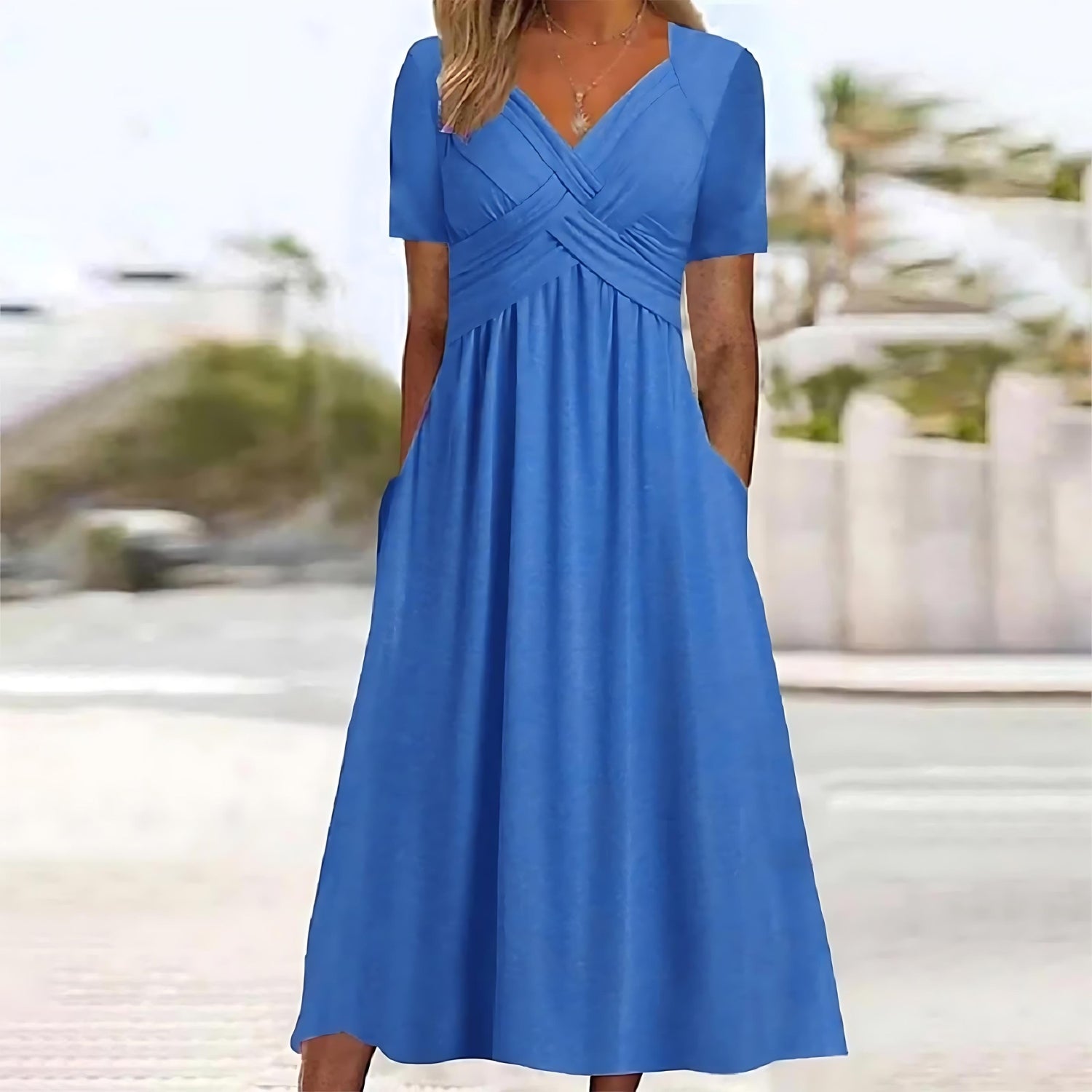 SOFIA | Sculpting Midi Dress with Flattering Design for Elegant Events