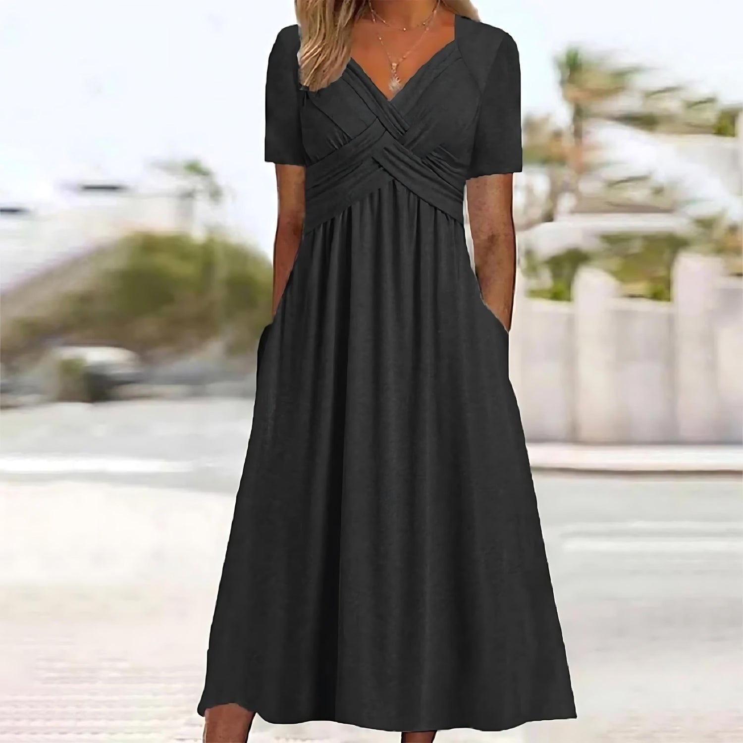 SOFIA | Sculpting Midi Dress with Flattering Design for Elegant Events