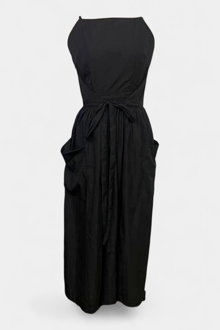 SERENA | Long Dress with Adjustable Ties for a Romantic Look and Summer Comfort