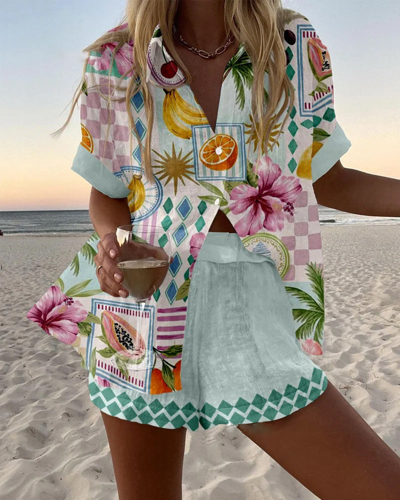 Giada™ | Short Linen Fruit Set