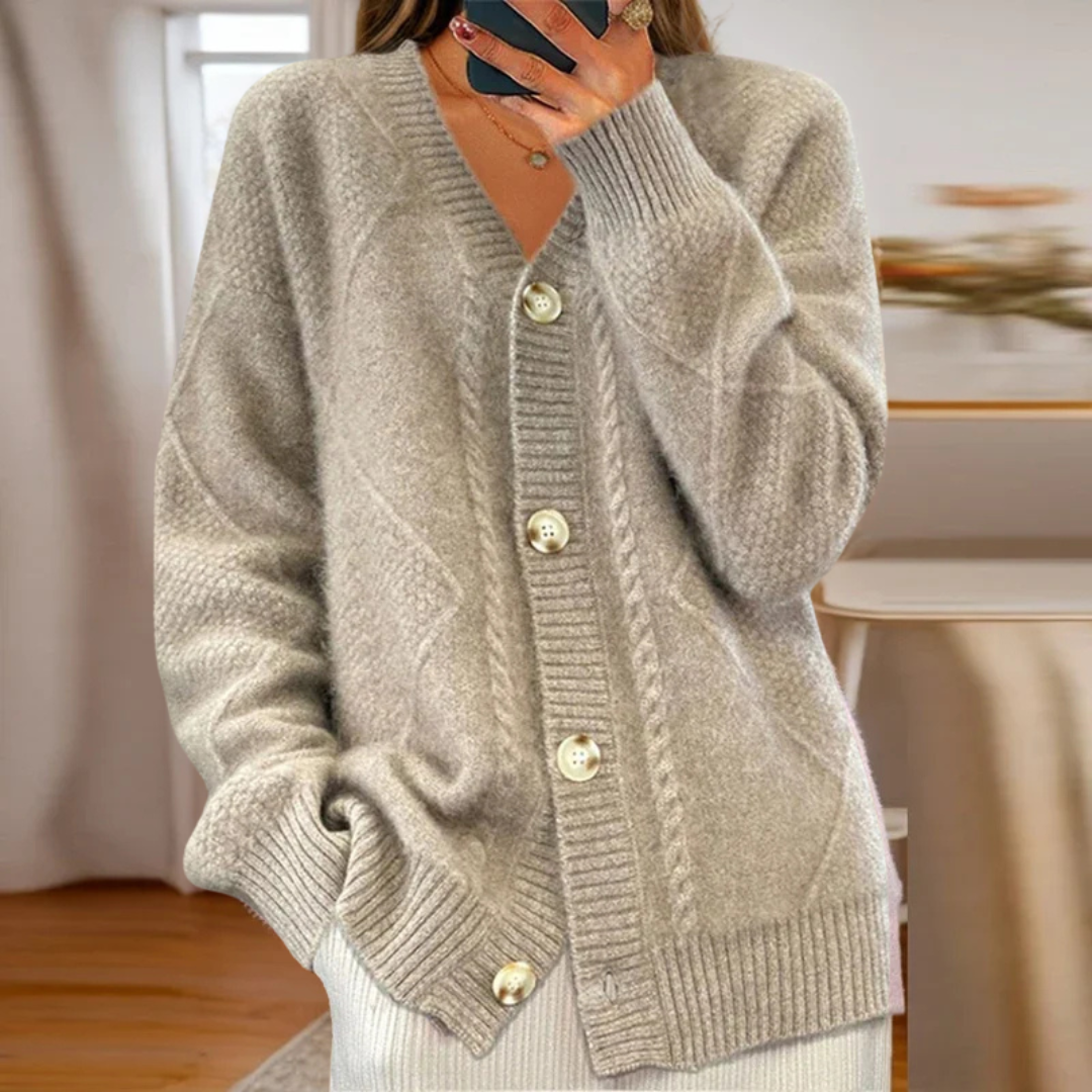 Eloise | Cable-Knit Cardigan