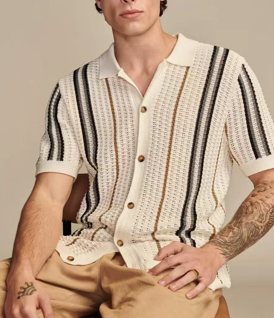 Easton - Shoreline Knitted Short Sleeve