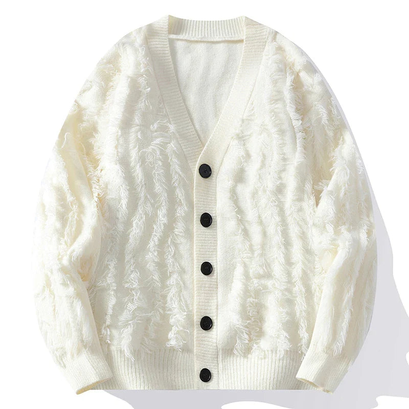 La Salle Heavy Brushed Cardigan