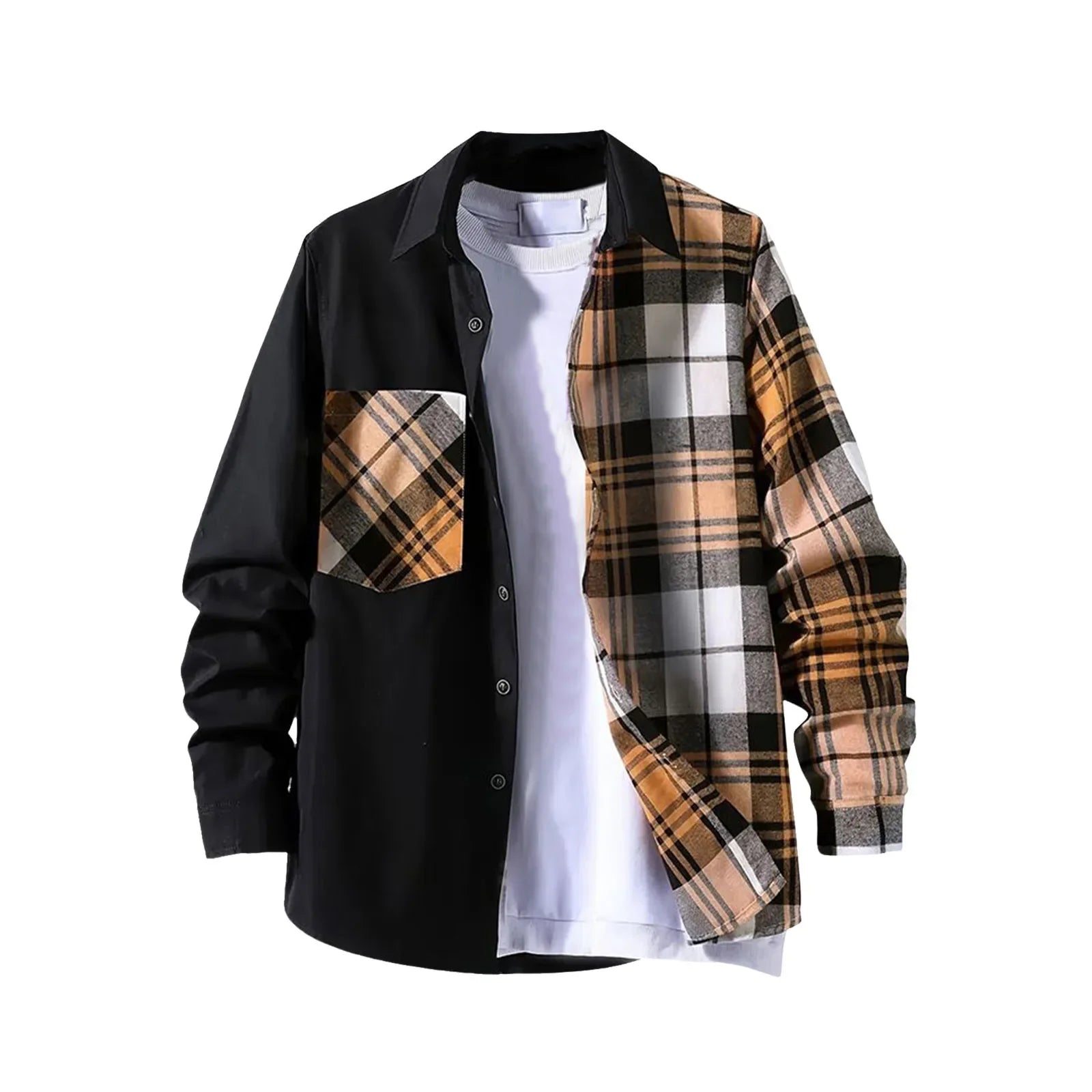 Men's Grosso Grid Heavyweight Long Sleeve Shirt