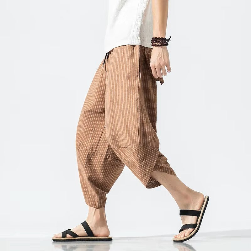 Pineda - Summerweight Cotton-Linen Pants