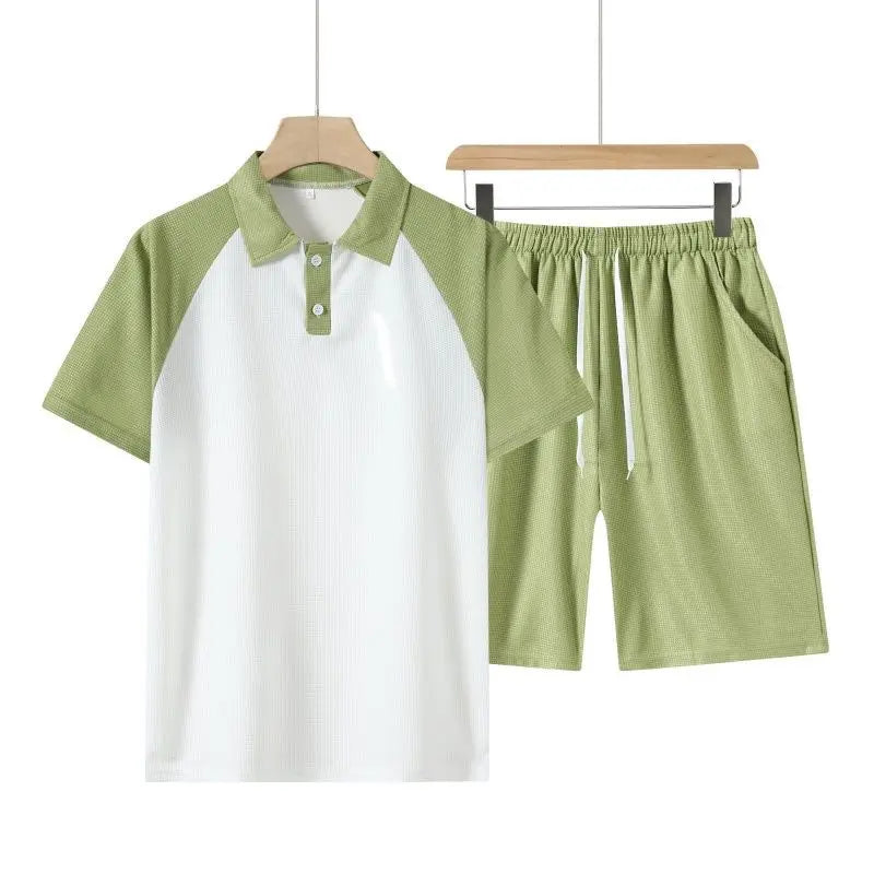Vista – Colorblock Polo Short Set
