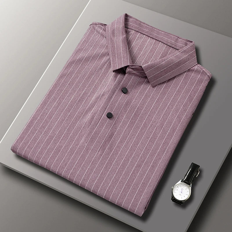 The Veneto Silken Striped Shirt