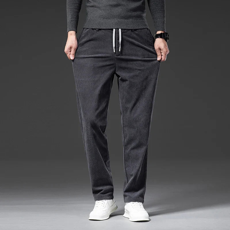 Afonso Corduroy Drawstring Slacks