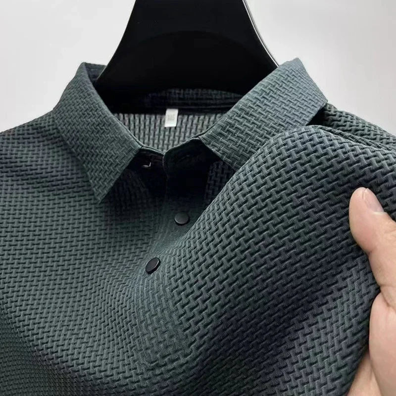 Melano - Textured Polo Shirt