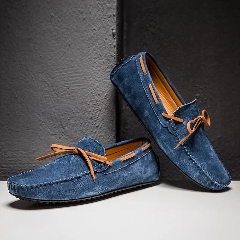 Hankins - Suede Slip On Loafer