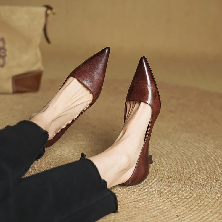 Anok™ Leather Pumps
