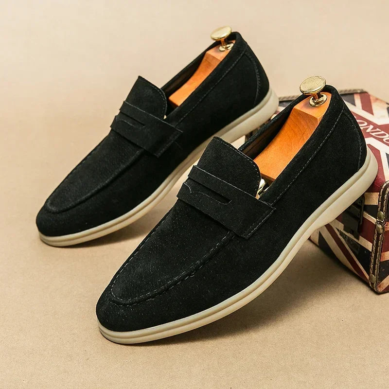 Ashmore - Suede Slip On Loafer