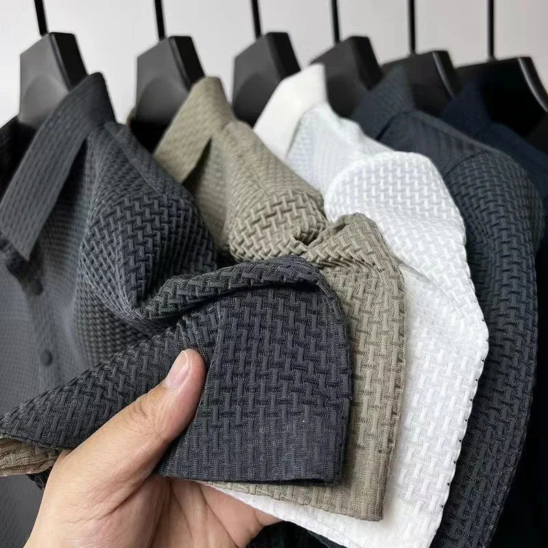 Melano - Textured Polo Shirt