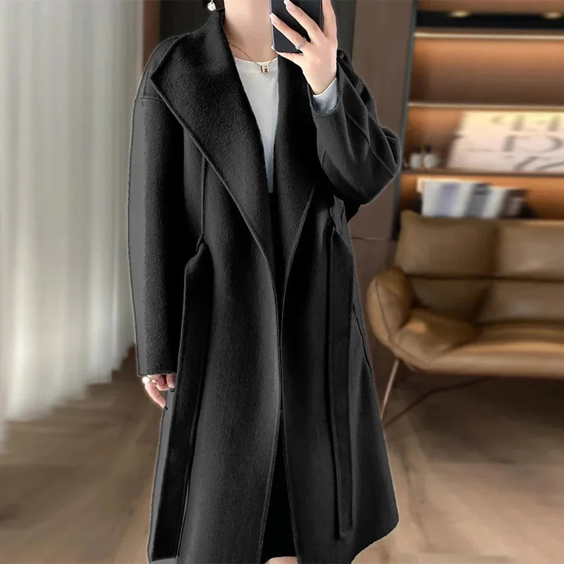 Casmira – Belted Double-Face Cashmere Coat