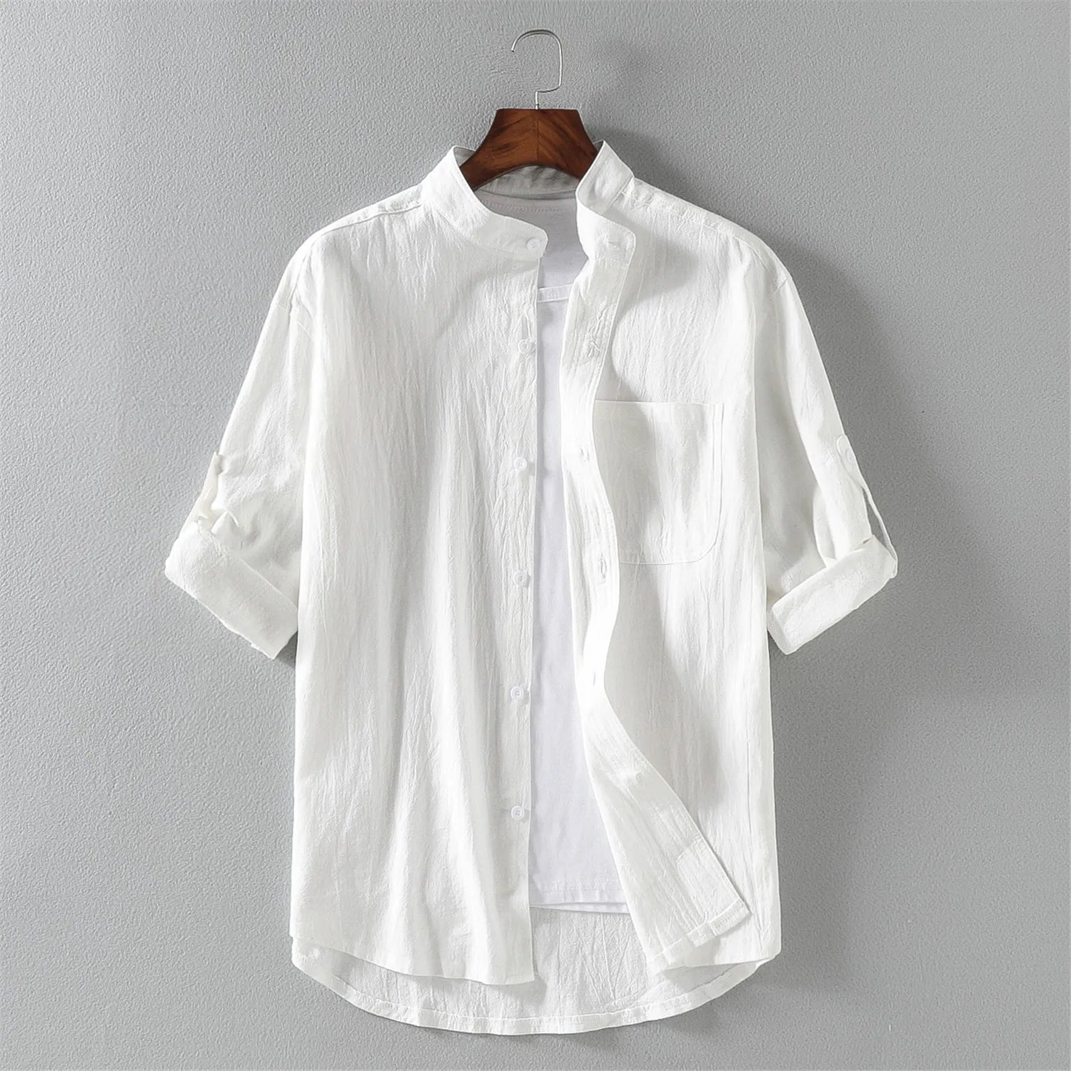 Arroyo – Roll Sleeve Cotton Shirt