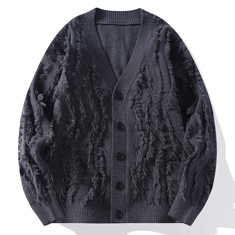 La Salle Heavy Brushed Cardigan