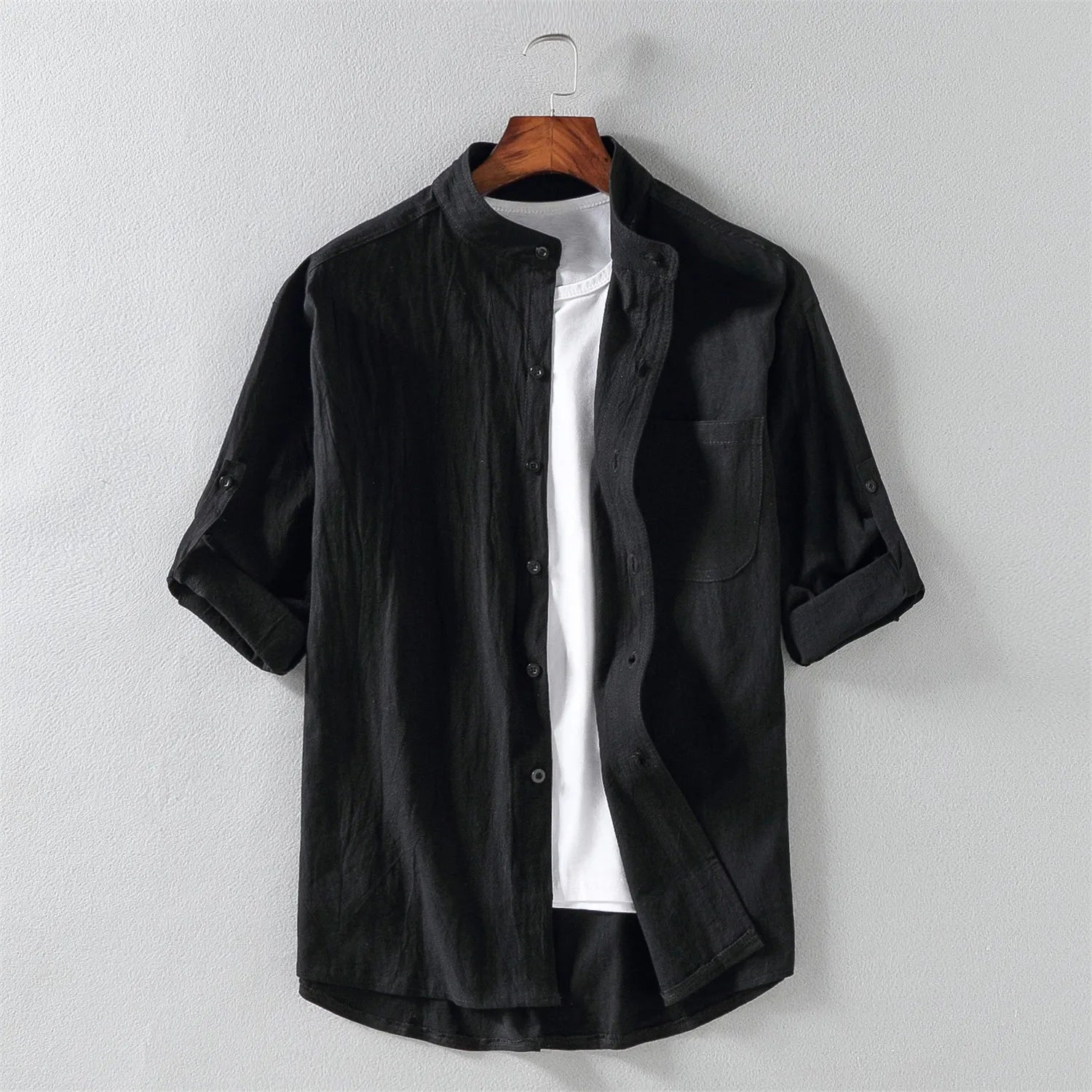 Arroyo – Roll Sleeve Cotton Shirt
