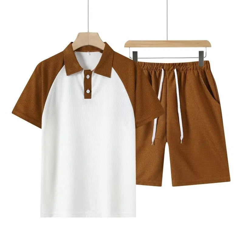Vista – Colorblock Polo Short Set