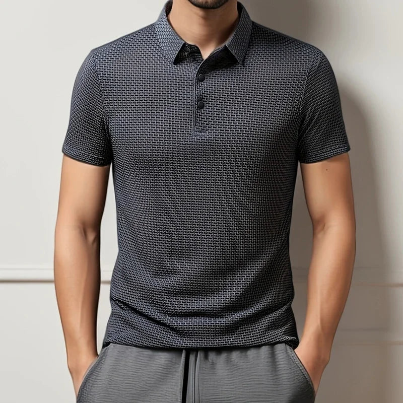 Melano - Textured Polo Shirt