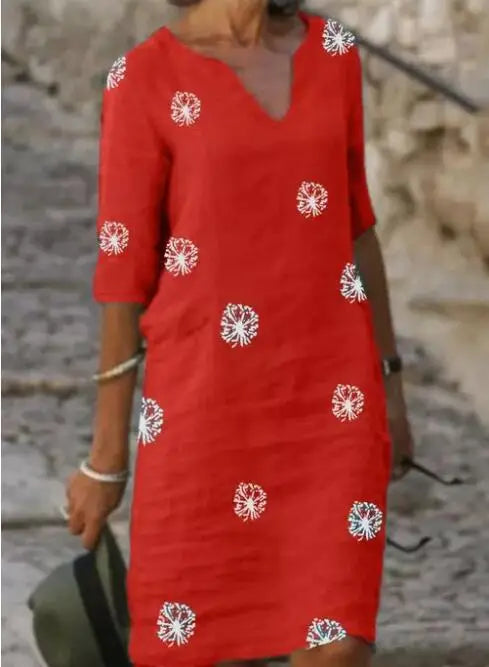 Océane | This patterned dress that reveals your unique style